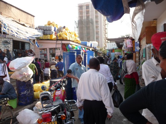 Arusha street and market