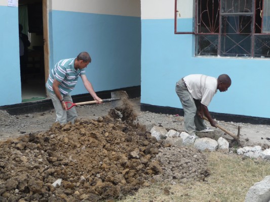 Groundwork at Tuishime School